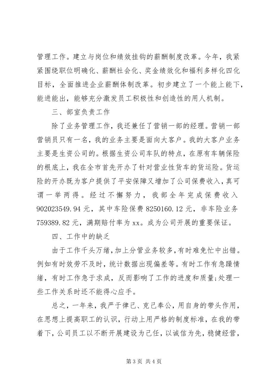 2023年保险业务主管年总总结模板新编.docx_第3页