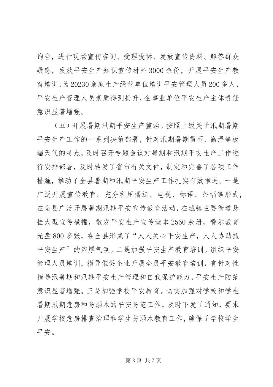 2023年县安监局工作总结和工作谋划.docx_第3页