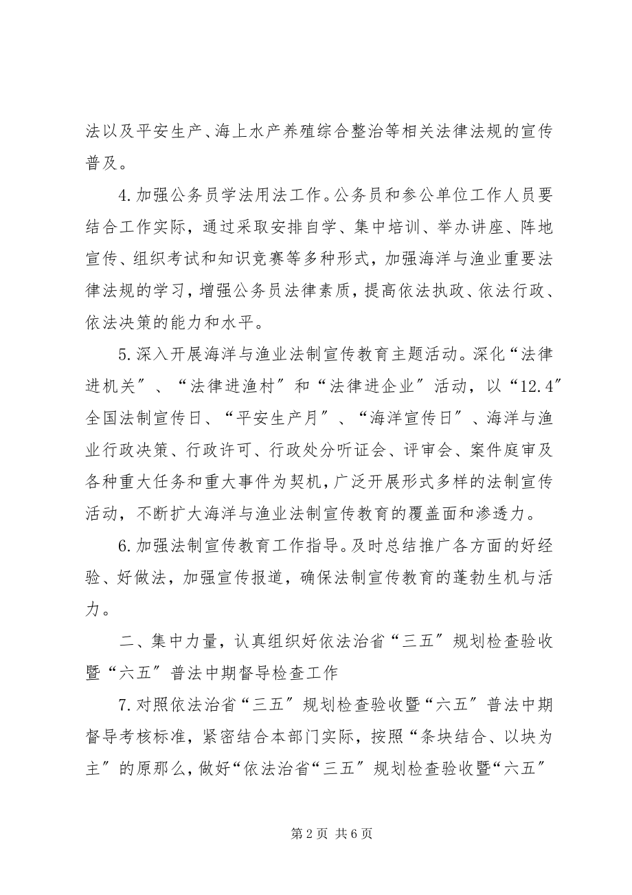 2023年渔业局普法工作要点2篇.docx_第2页