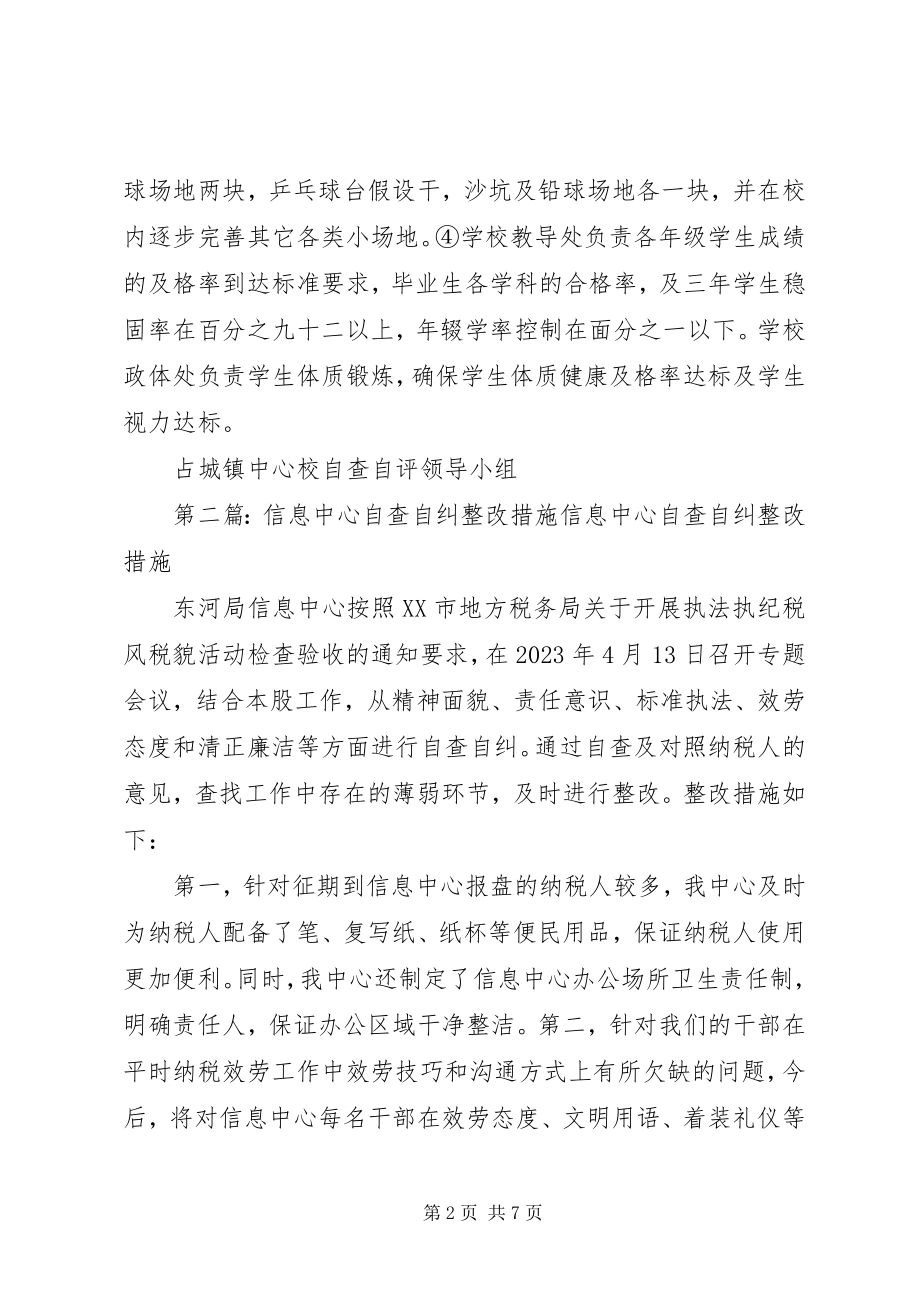 2023年学校自查自评整改措施.docx_第2页