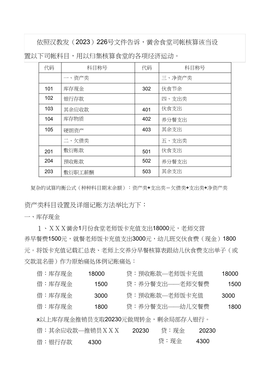 2023年学校食堂账务处理范例.docx_第3页