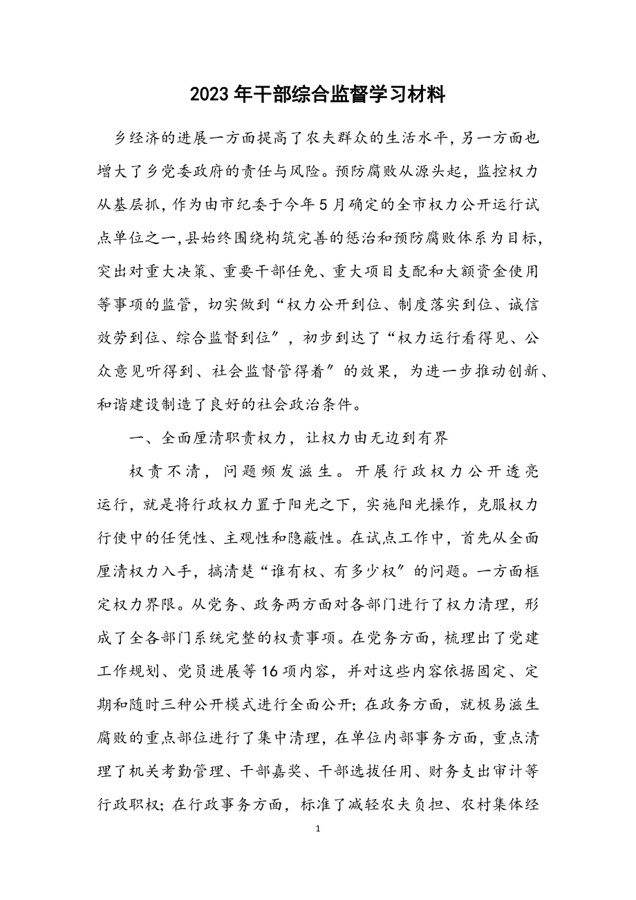 2023年干部综合监督学习材料.docx_第1页