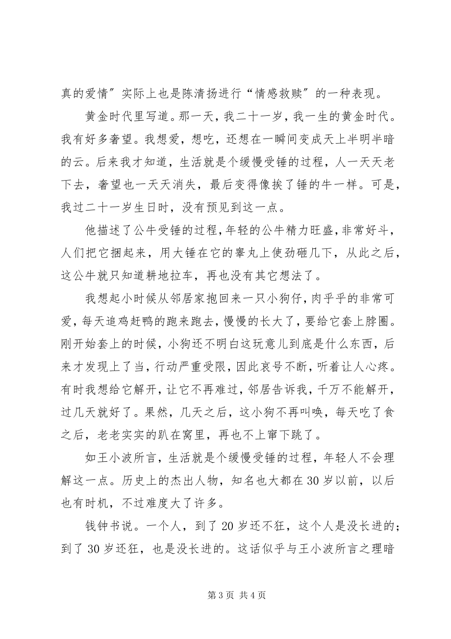 2023年《黄金时代》读后感字.docx_第3页