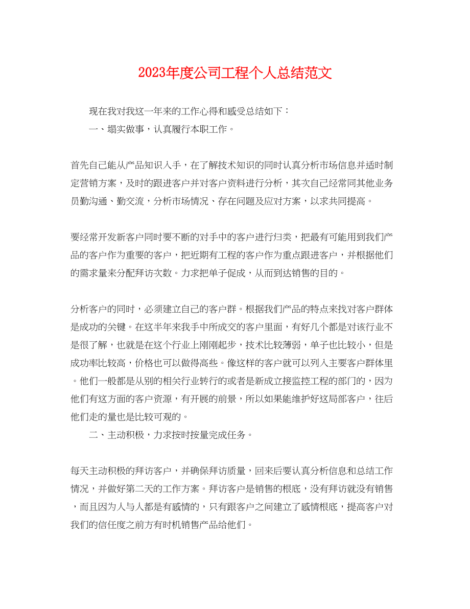 2023年度公司项目个人总结.docx_第1页