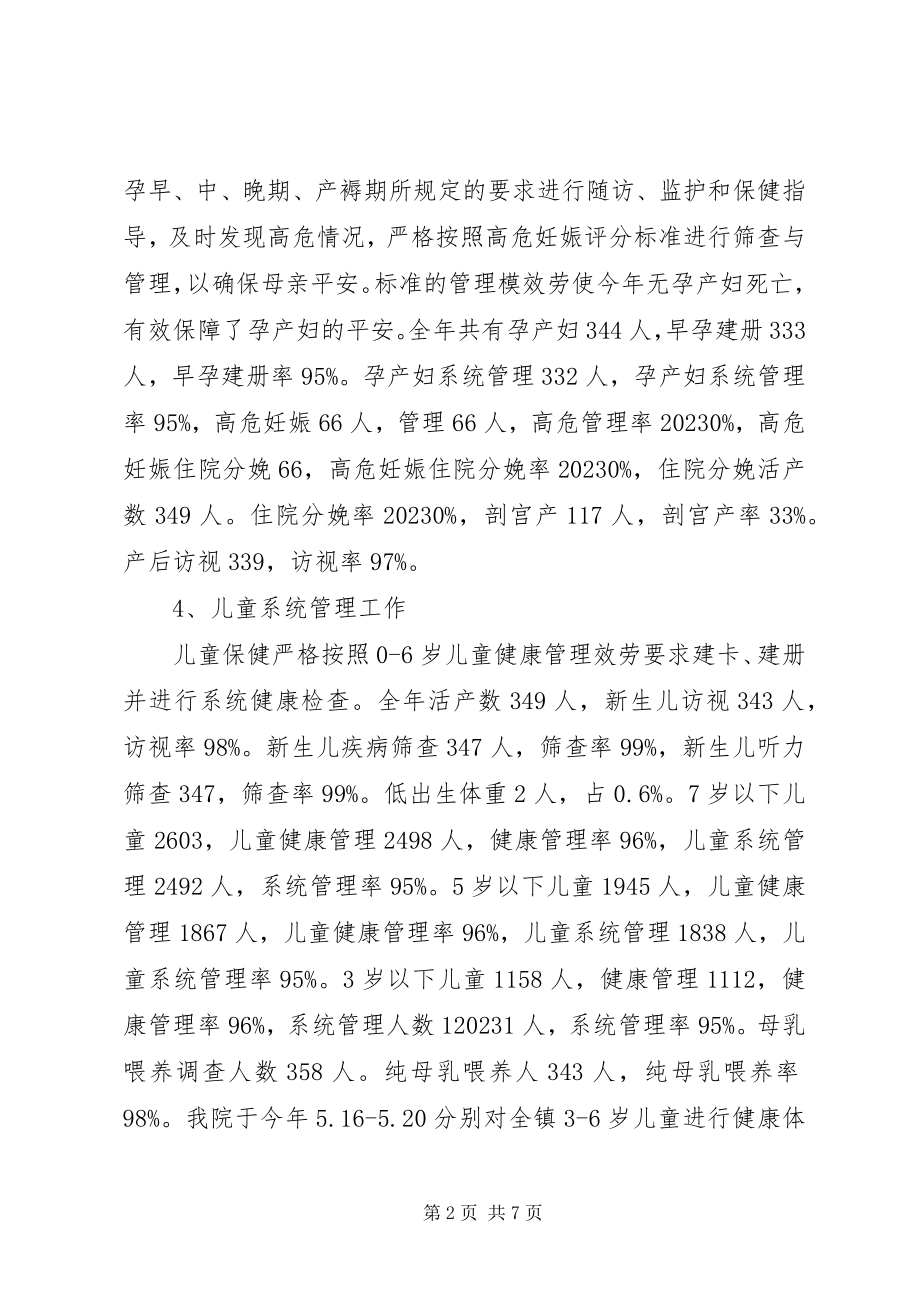 2023年终卫生院工作总结.docx_第2页