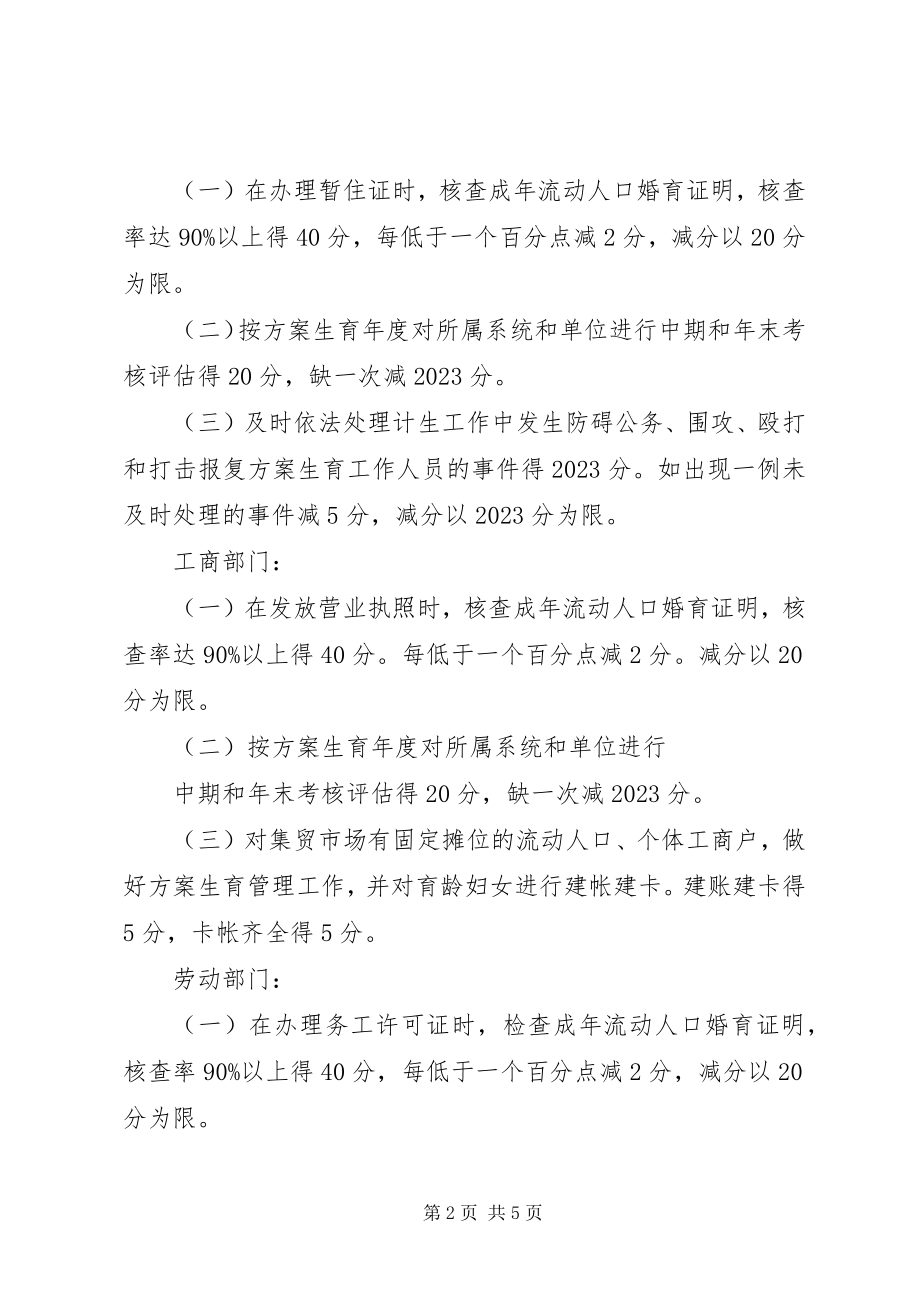 2023年人口与计划生育齐抓共管考评办法.docx_第2页