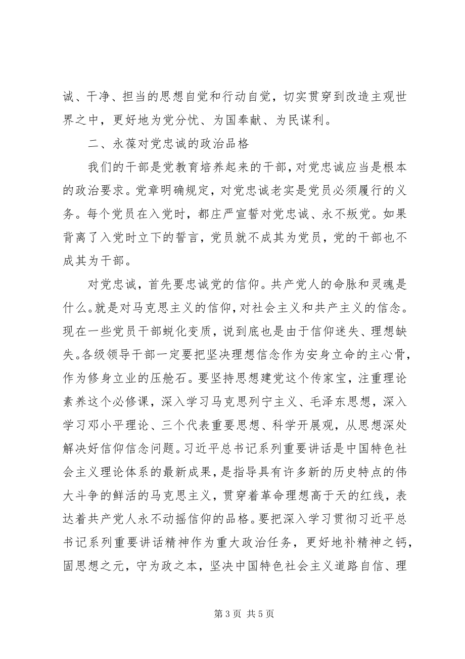 2023年三严三实学习体会领导干部要始终做到忠诚干净担当.docx_第3页