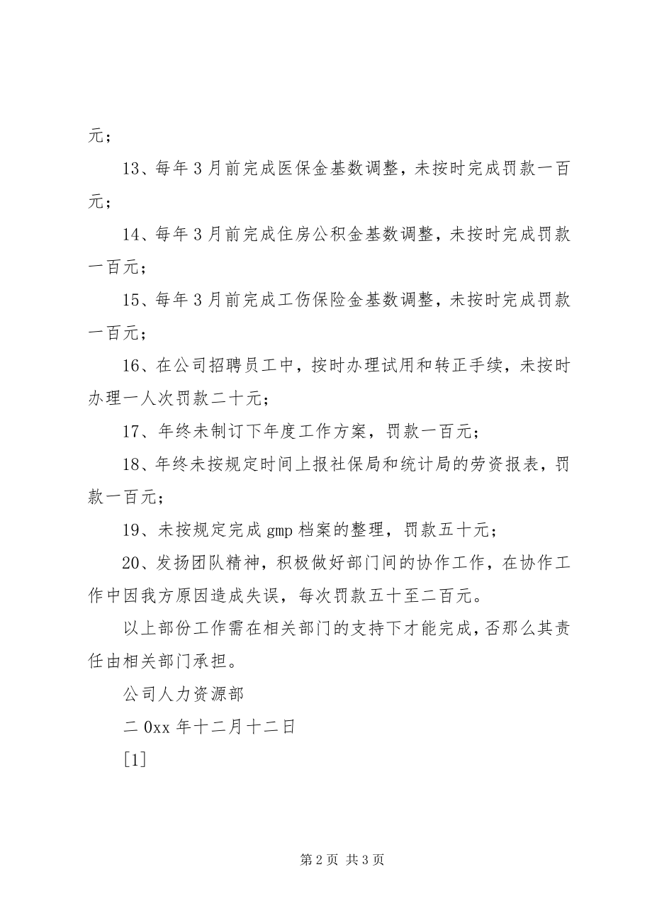 2023年人力资源部管理制度.docx_第2页