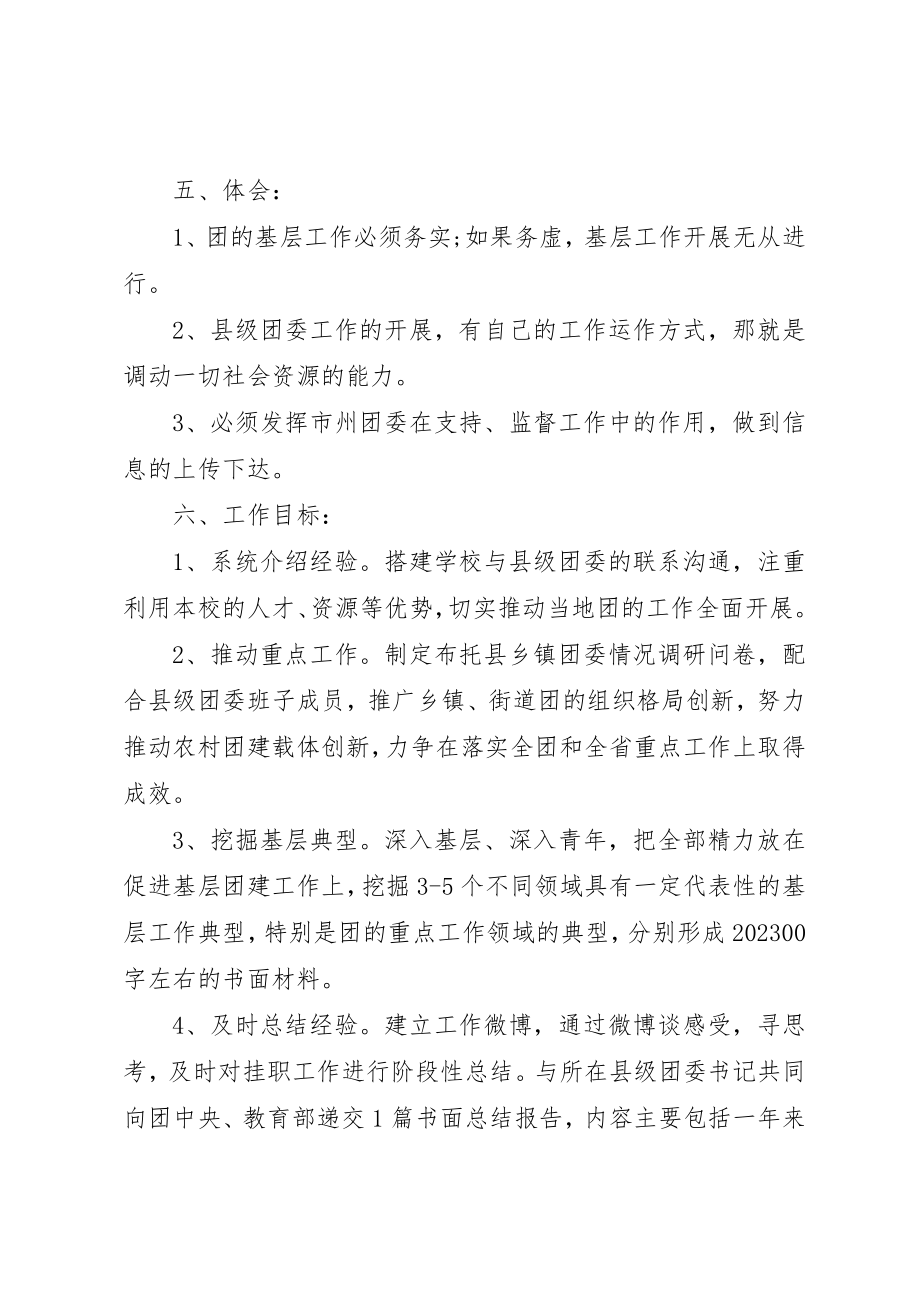 2023年党员干部挂职县团委工作汇报.docx_第3页