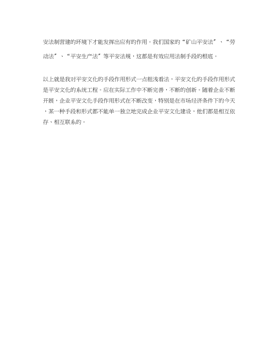 2023年《安全文化》之浅谈企业安全文化的手段作用和形式.docx_第3页