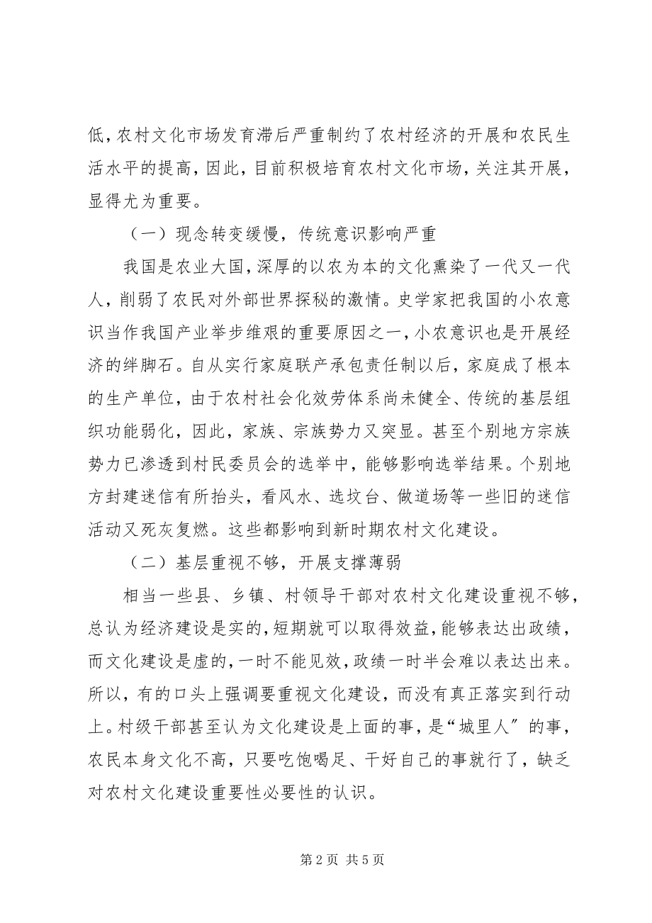 2023年推动文化事业跨越式发展发展农村文化事业推动新农村建设.docx_第2页