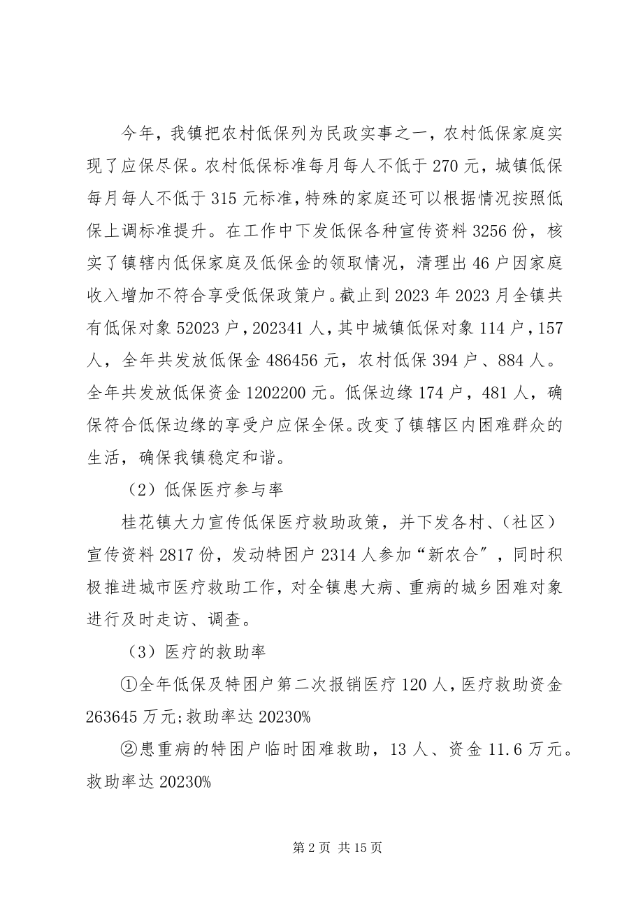 2023年乡镇政府民政工作总结.docx_第2页