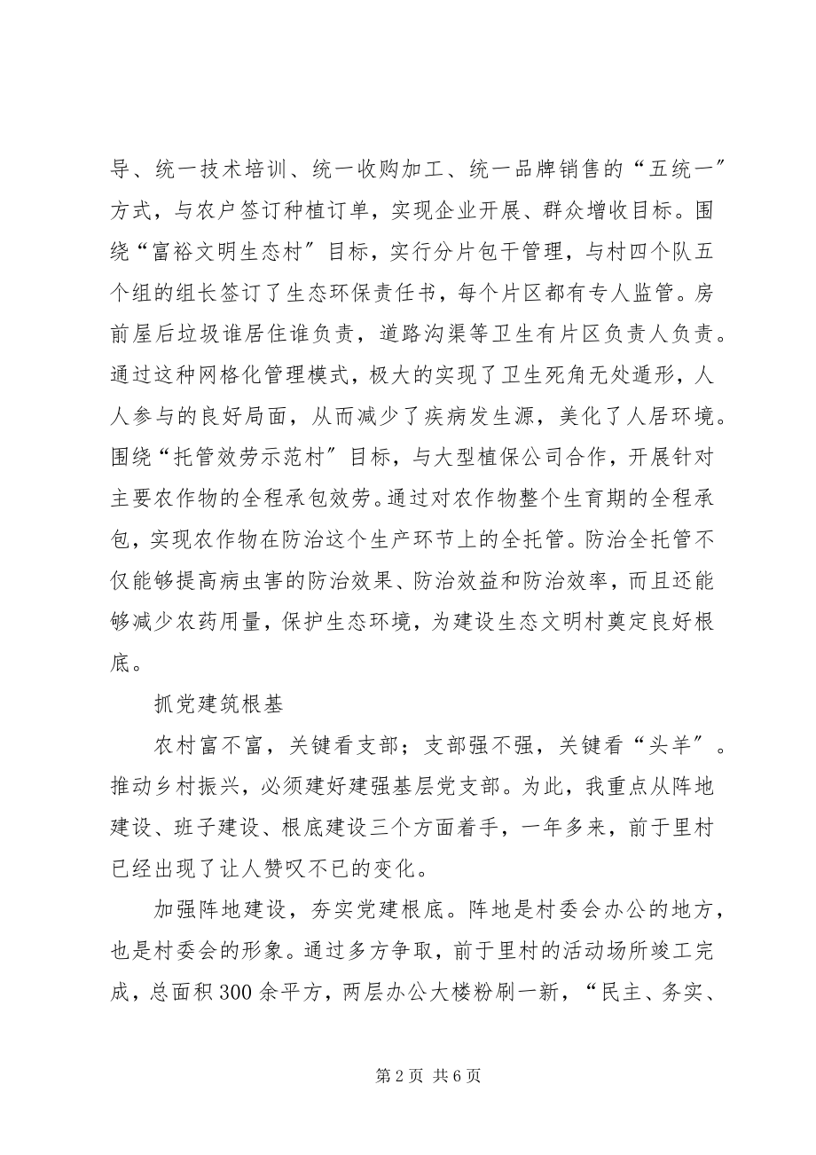 2023年派驻村第一书记先进个人事迹材料.docx_第2页