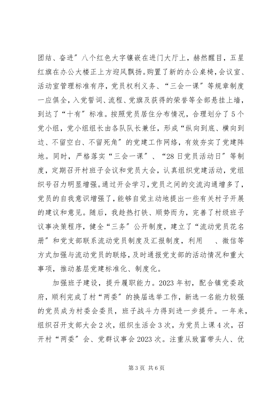 2023年派驻村第一书记先进个人事迹材料.docx_第3页