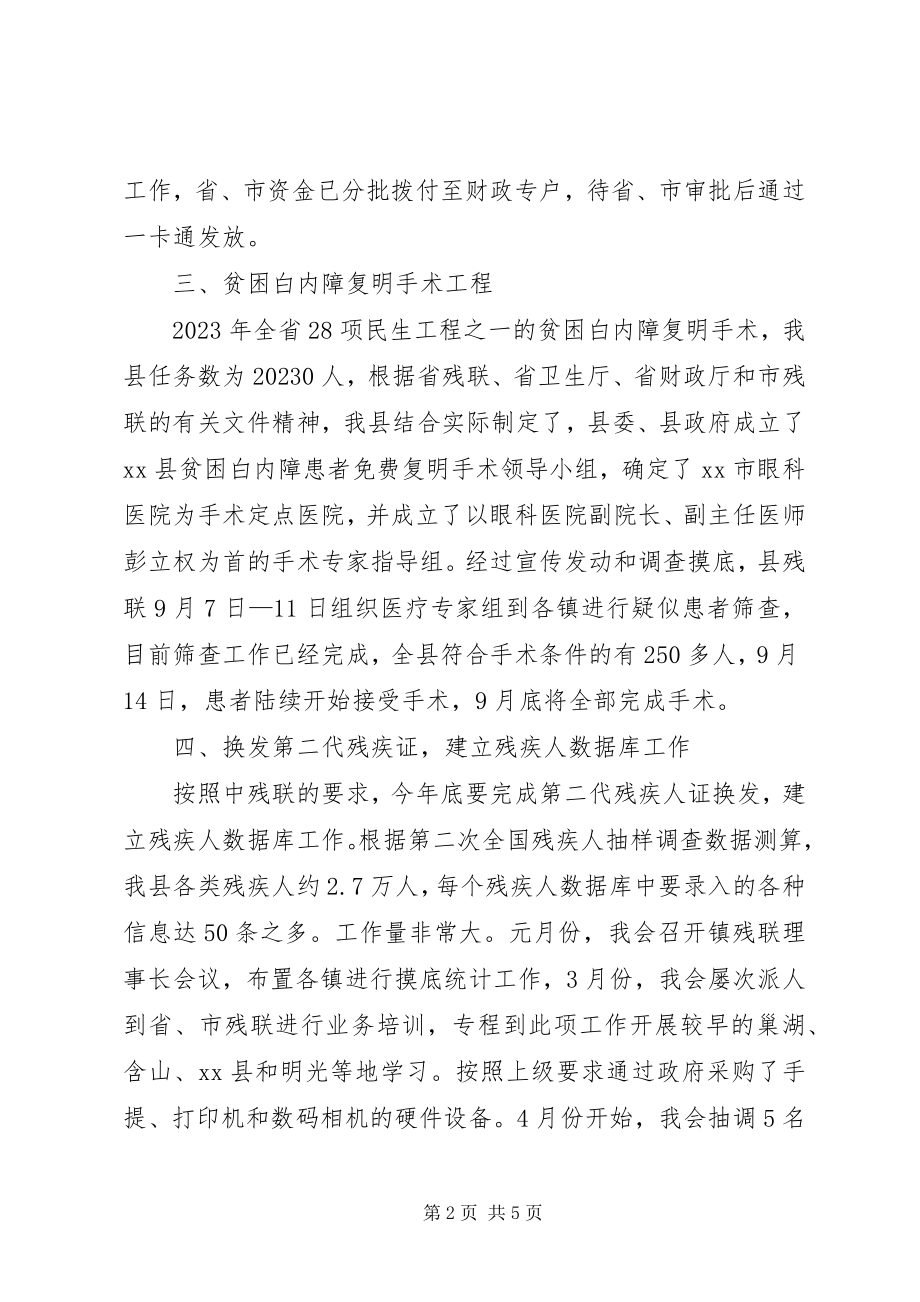 2023年县残联工作总结.docx_第2页