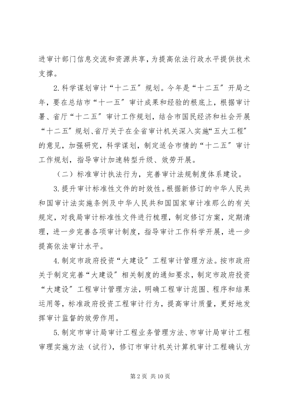 2023年审计局依法行政工作打算.docx_第2页