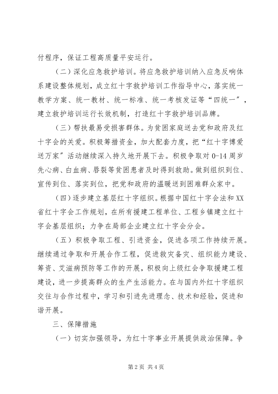 2023年xx县红十字事业实施意见2.docx_第2页