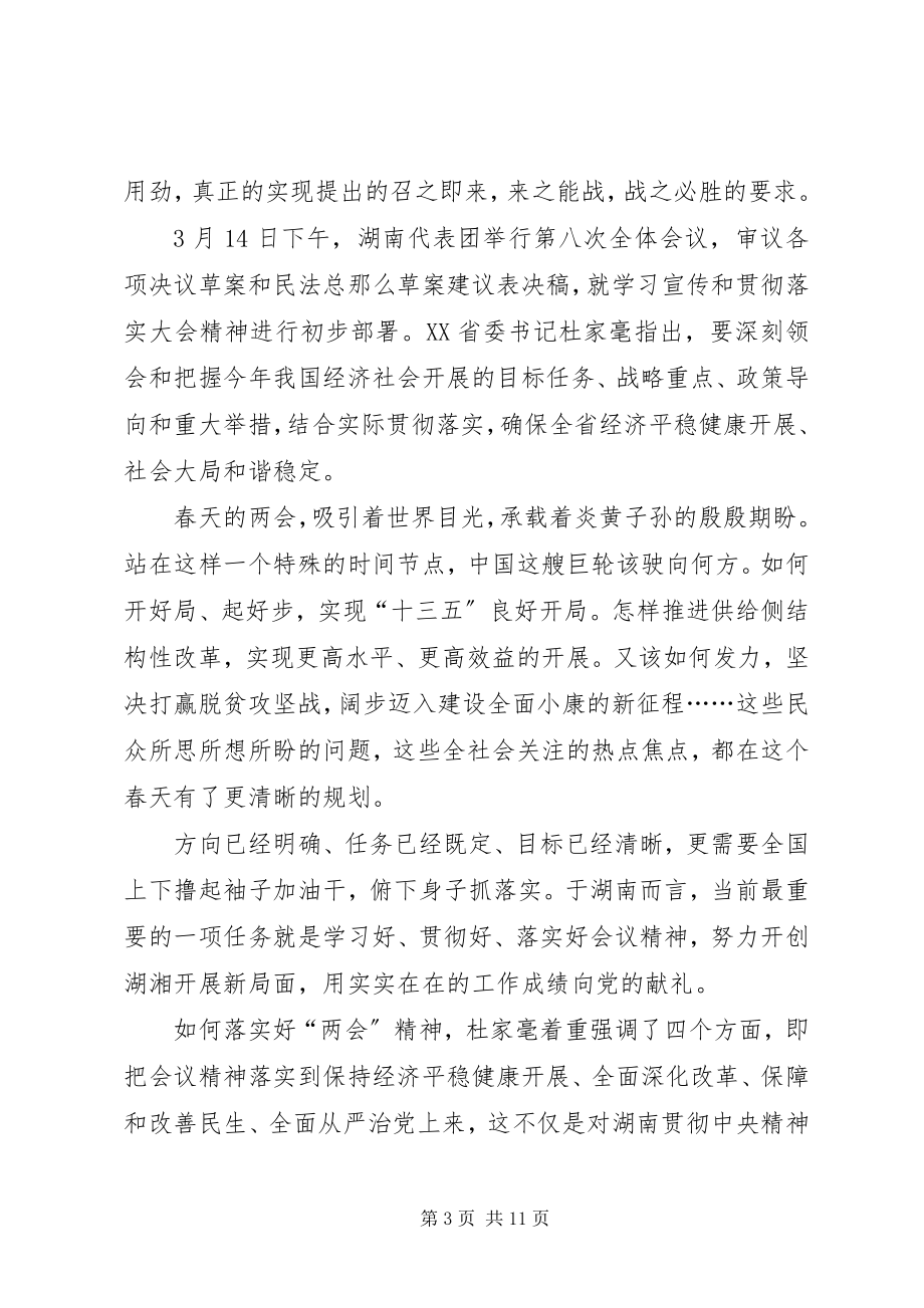 2023年两会学习心得学习两会精神心得体会.docx_第3页