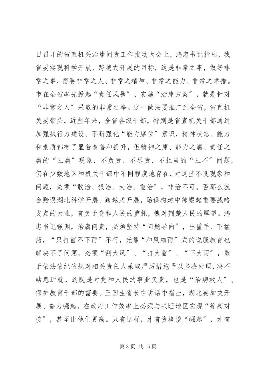 2023年厅长在治庸问责动员会领导讲话.docx_第3页