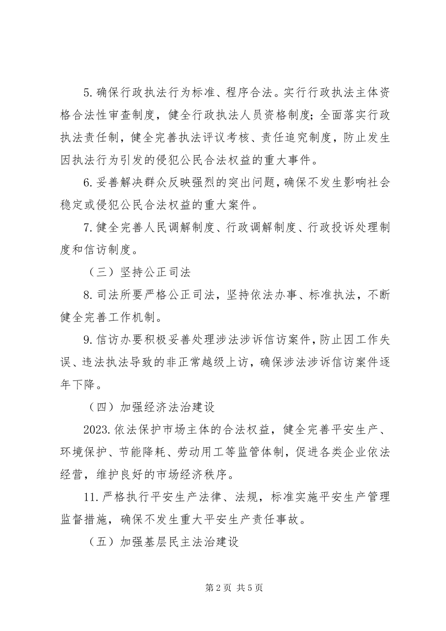 2023年开展法治政府建设要点.docx_第2页