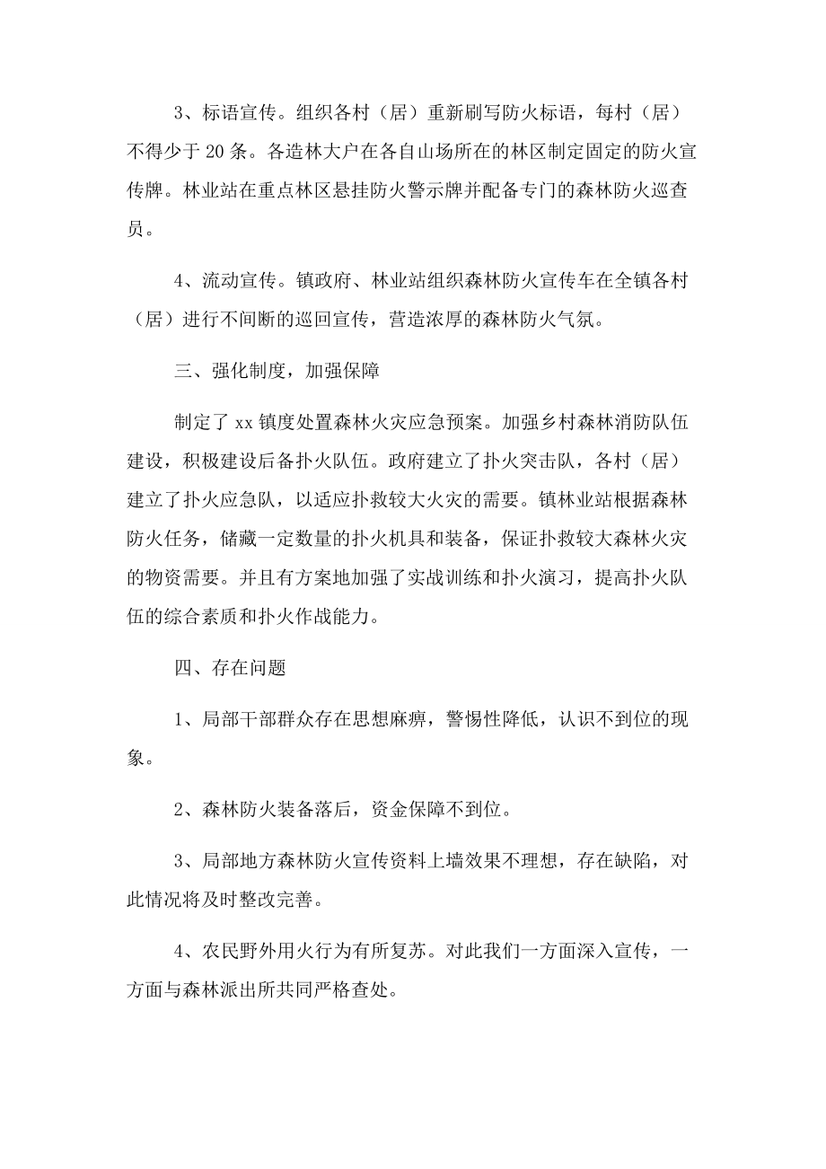 2023年乡镇森林防火宣传月活动总结.docx_第2页