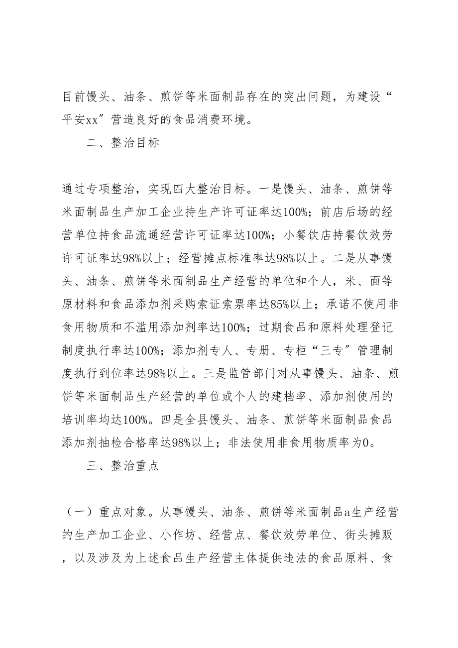 2023年全县米面制品专项整治行动方案.doc_第2页