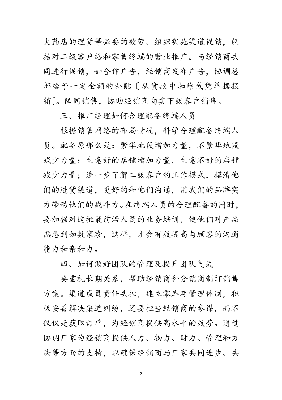 2023年推广经理策划方案范文.doc_第2页