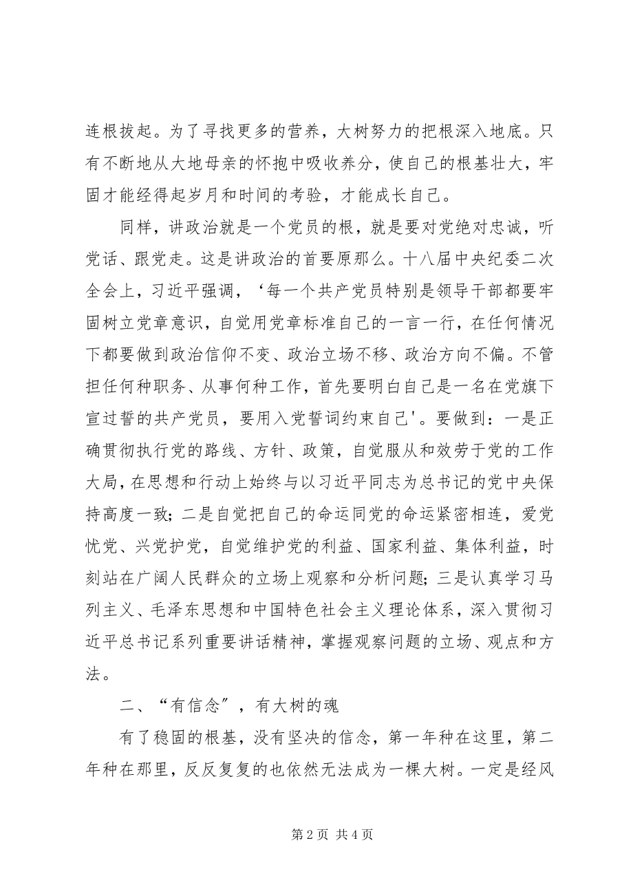 2023年做讲政治有信念的合格党员.docx_第2页