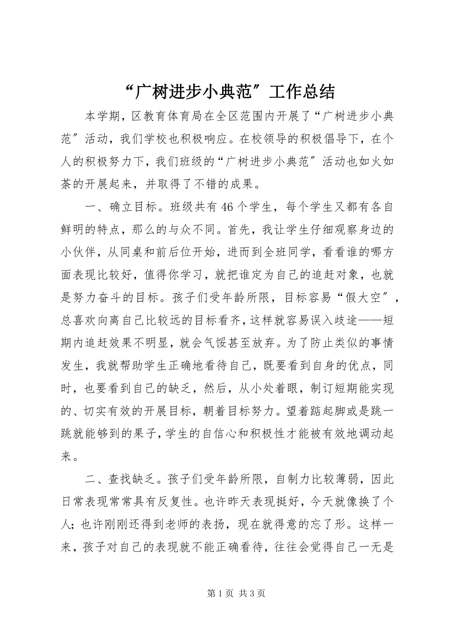 2023年“广树进步小榜样”工作总结新编.docx_第1页