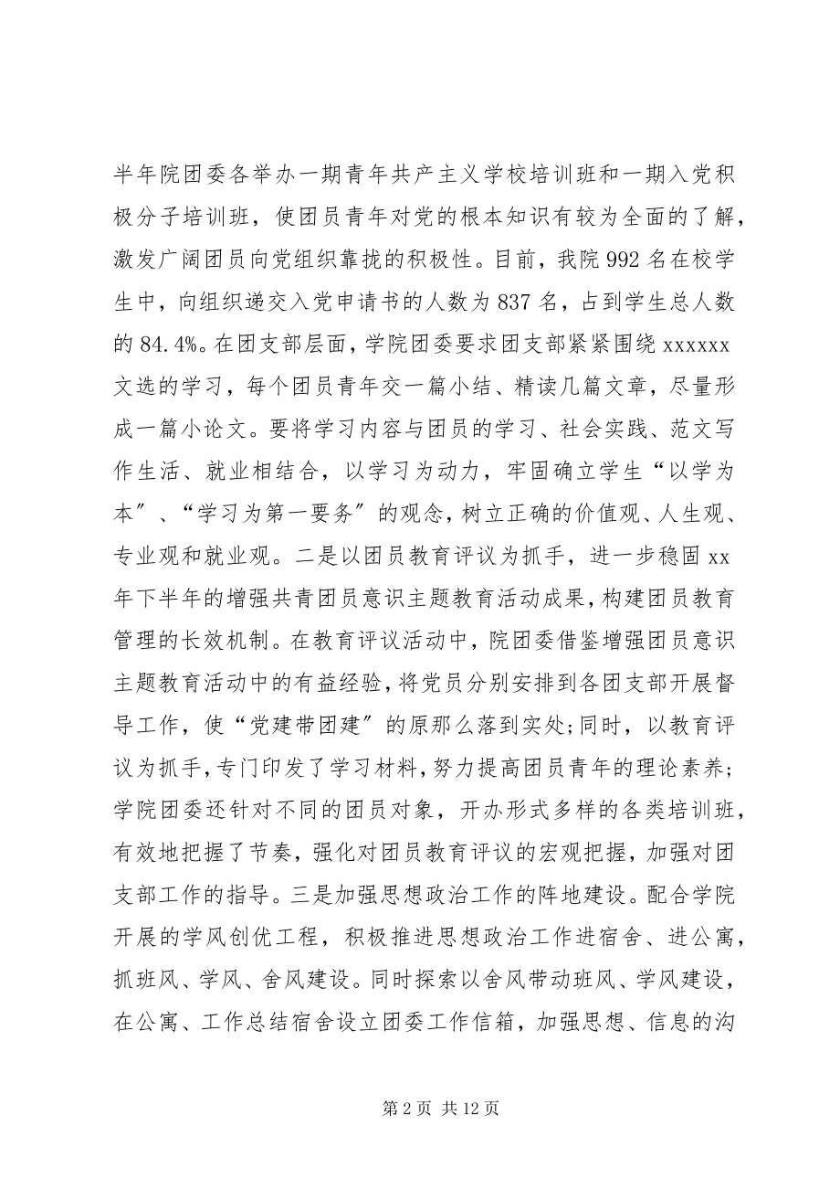 2023年学院团委个人总结.docx_第2页