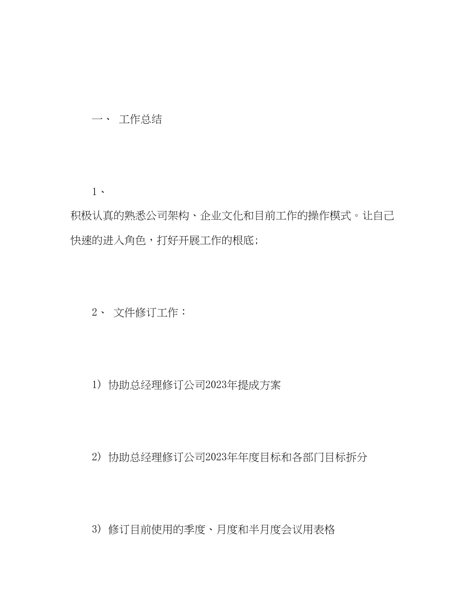 2023年总经理助理试用期工作总结.docx_第2页