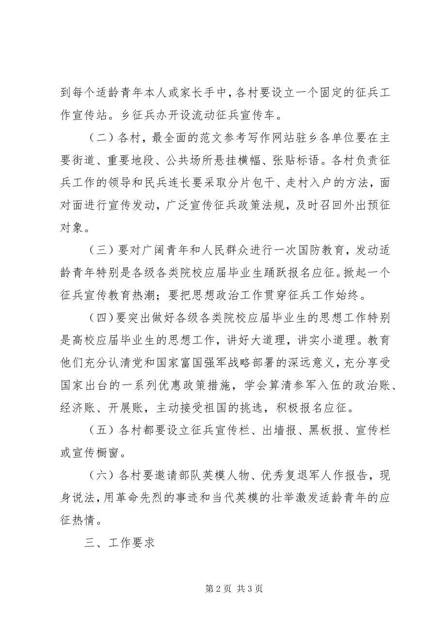 2023年征兵工作宣传月活动方案.docx_第2页