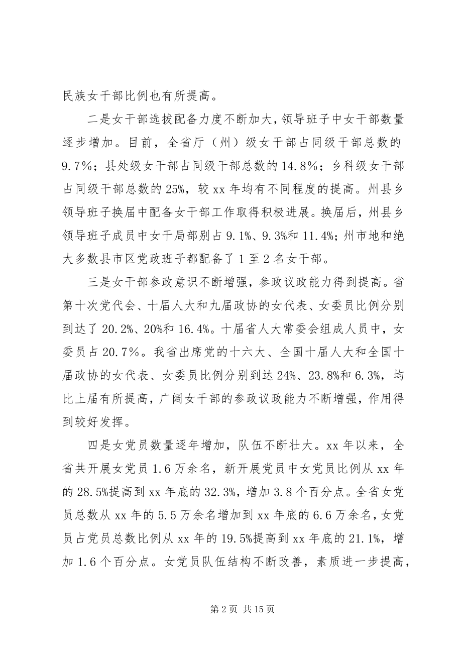 2023年女党员座谈会致辞.docx_第2页