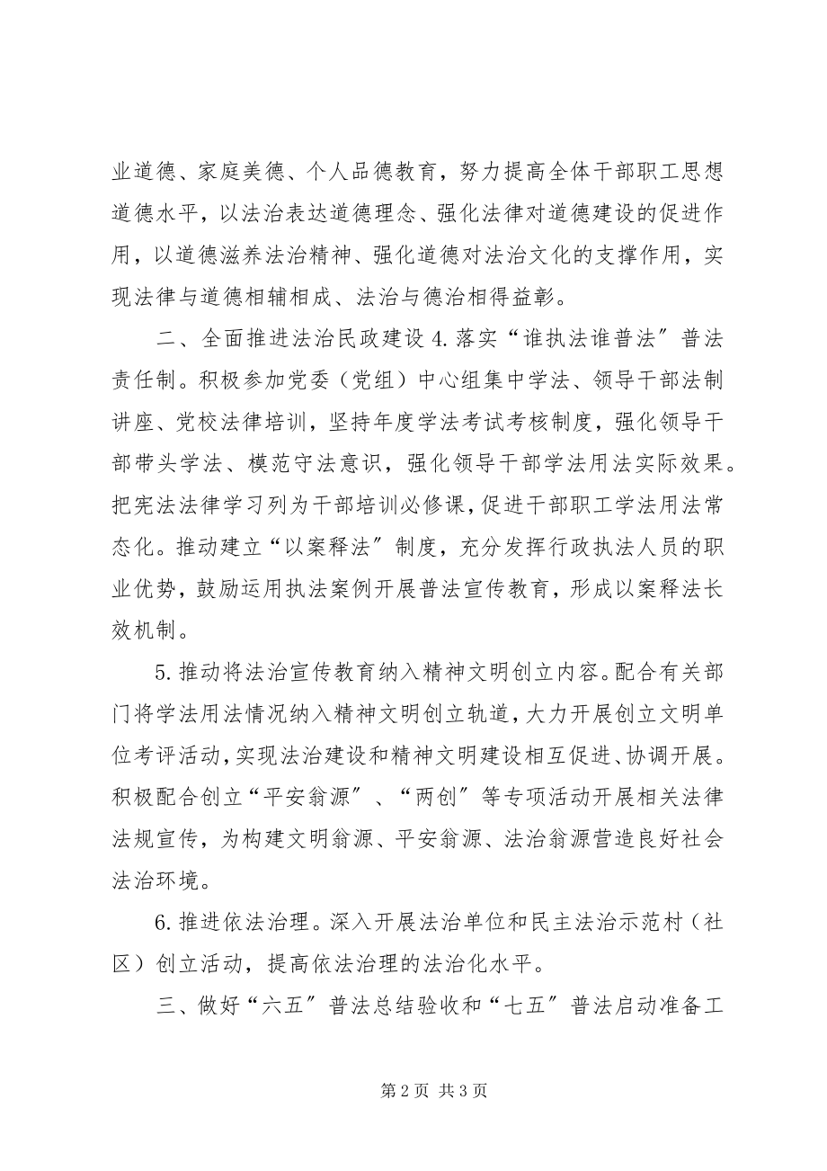 2023年乡镇民政局普法工作计划.docx_第2页