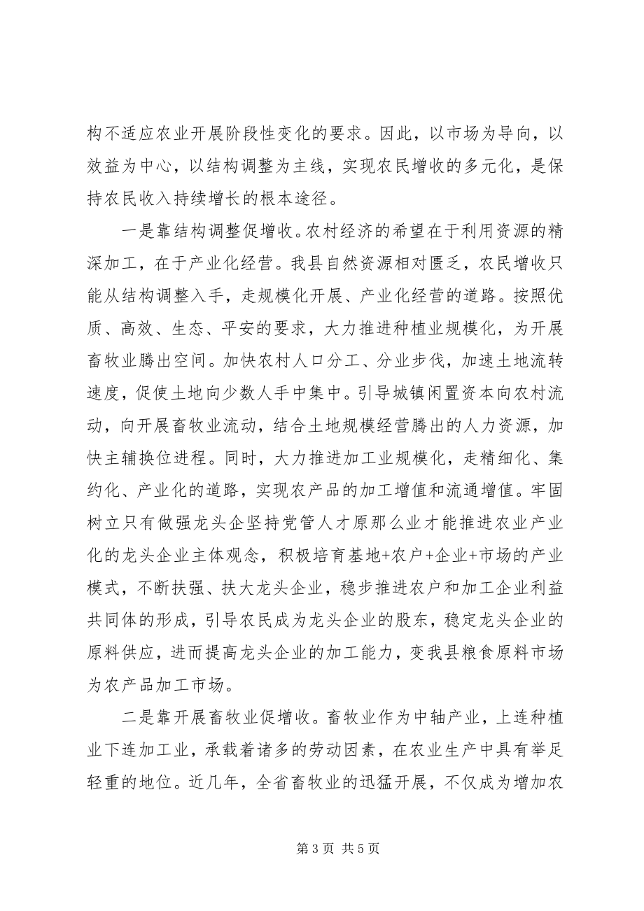 2023年安全性关于确保农民增收安全性的调查与思考新编.docx_第3页