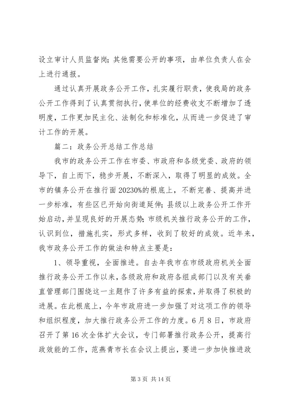 2023年县审计局政务公开工作总结.docx_第3页