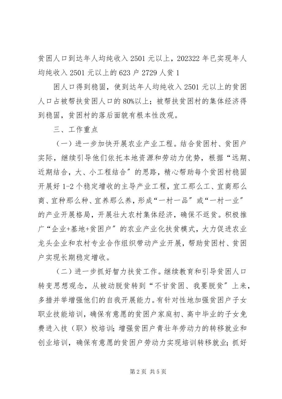 2023年加强我市农村扶贫开发工作的实施意见.docx_第2页