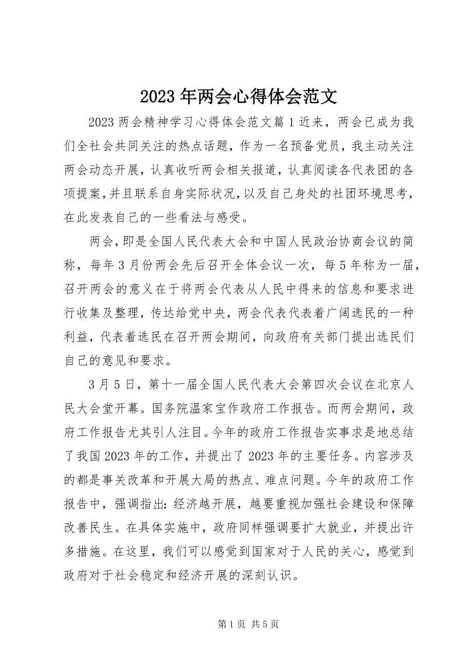 2023年两会心得体会5.docx_第1页