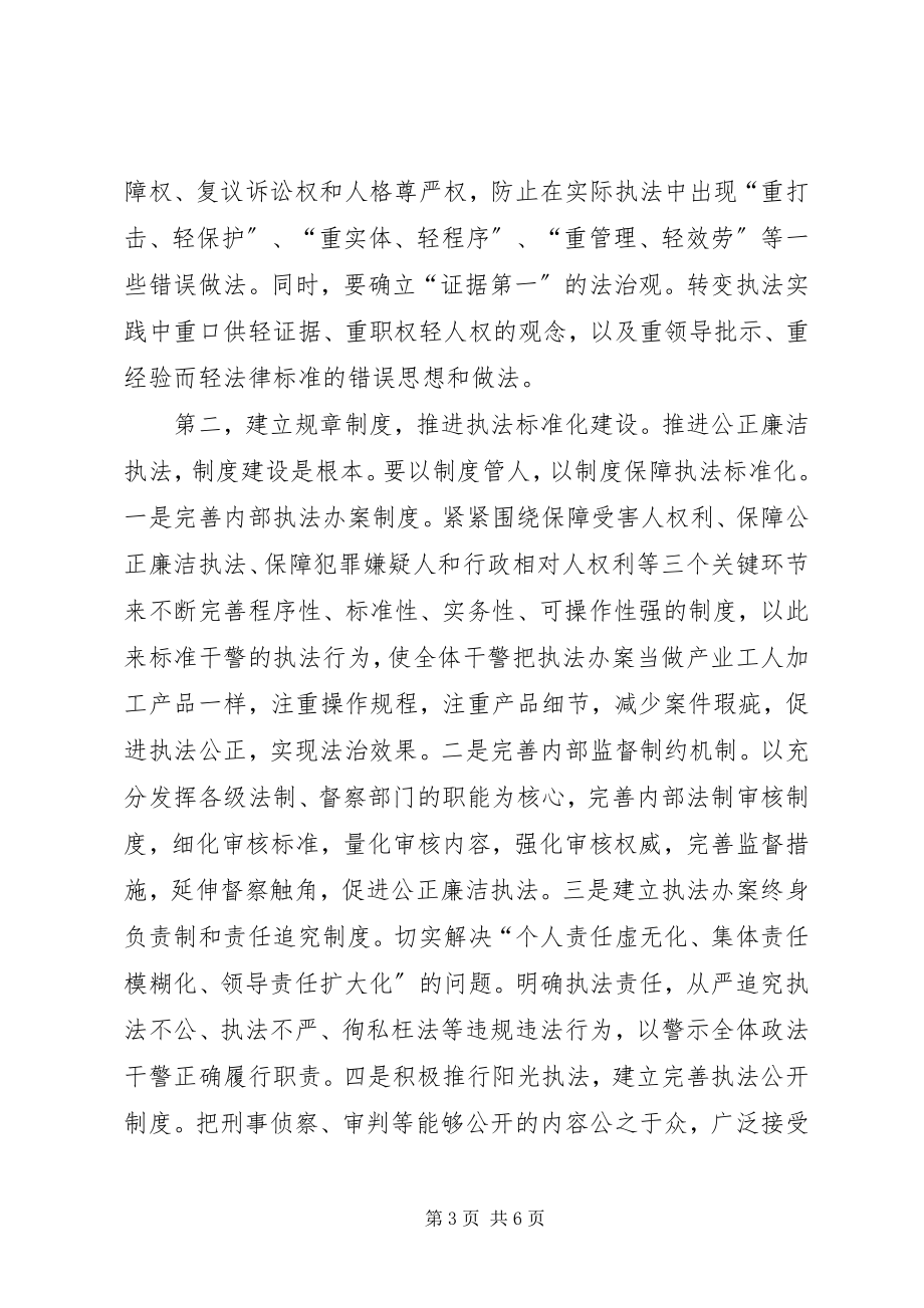 2023年推进公正廉洁执法的对策思考.docx_第3页