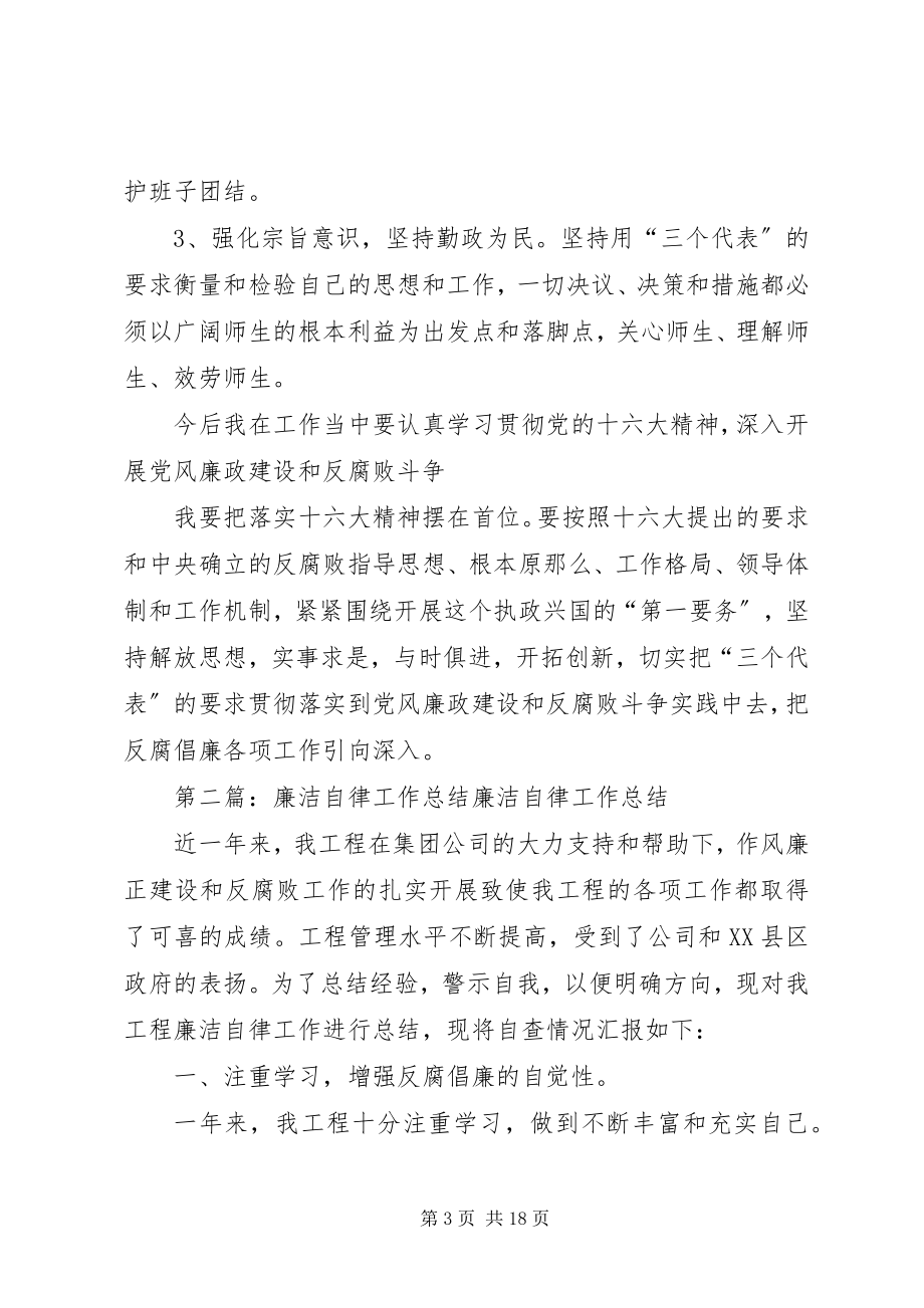 2023年廉洁自律工作总结.docx_第3页