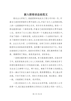 2023年新入职培训总结2.docx