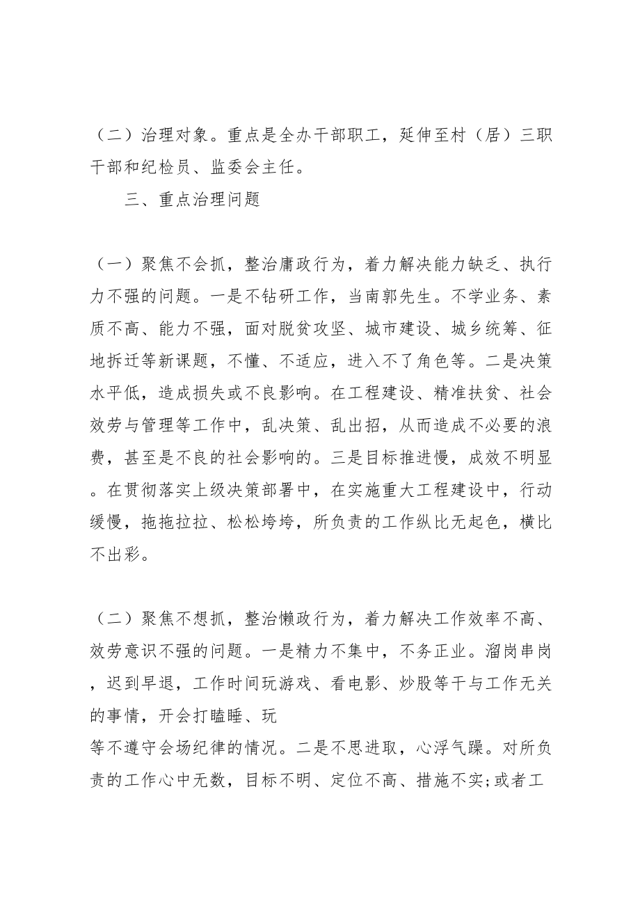 2023年关于开展庸政懒政怠政专项整治工作实施方案.doc_第2页