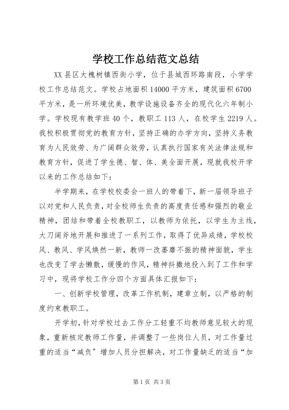 2023年学校工作总结总结2.docx_第1页