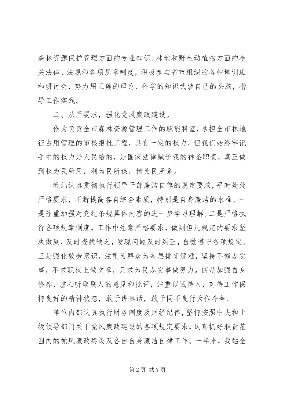 2023年终林业局森林资源管理站工作总结.docx_第2页