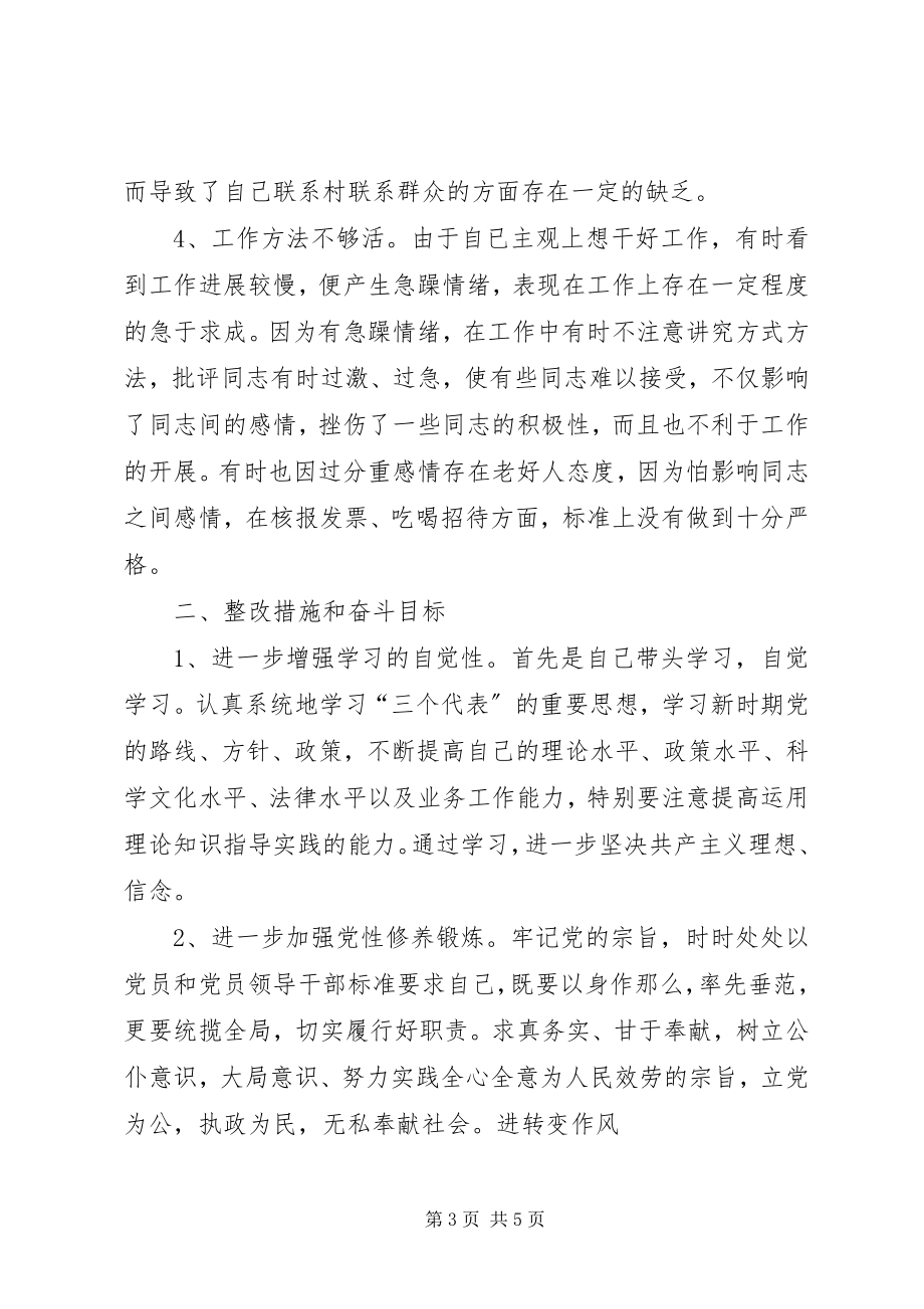 2023年乡镇长在民主生活会上的讲话.docx_第3页