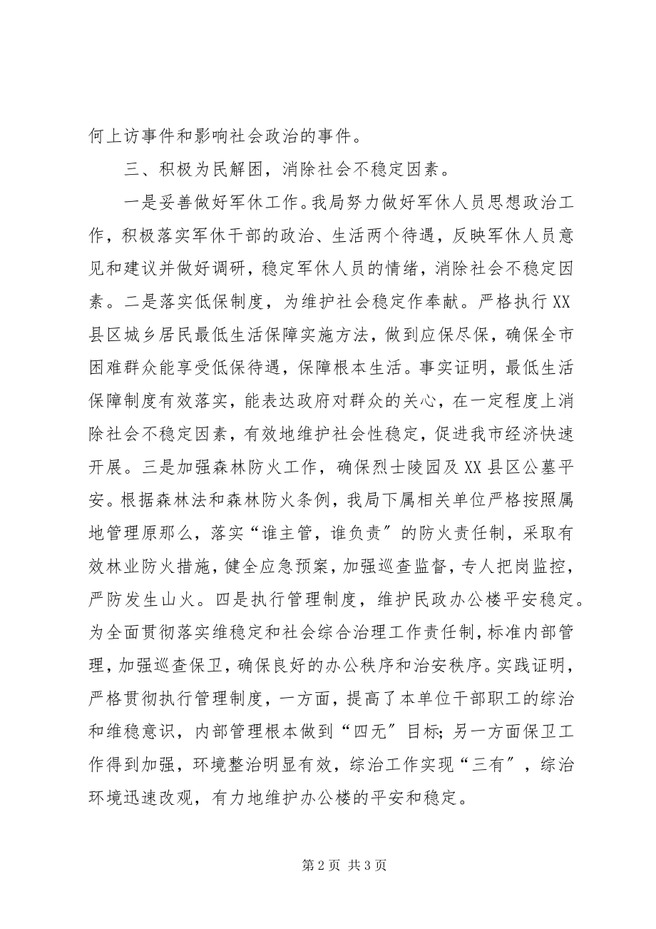 2023年民政局社会治安综合治理工作总结.docx_第2页