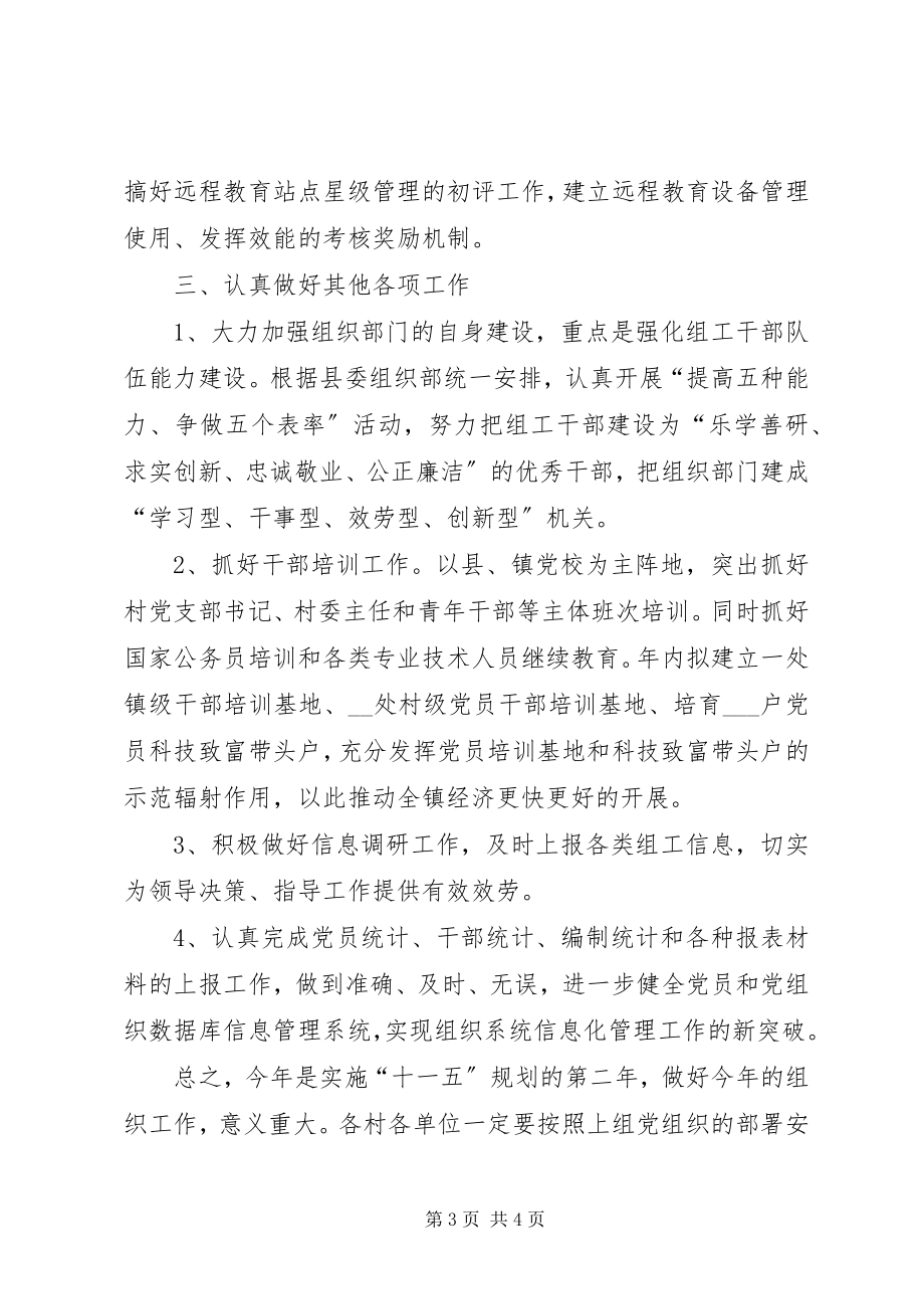 2023年乡镇党委组织工作计划3.docx_第3页