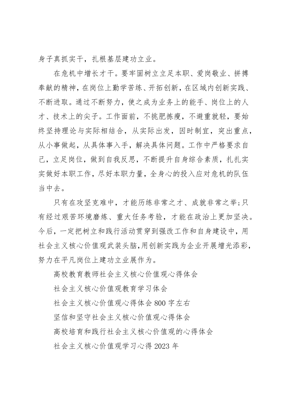 2023年党员领导干部社会主义核心价值观学习心得体会.docx_第2页