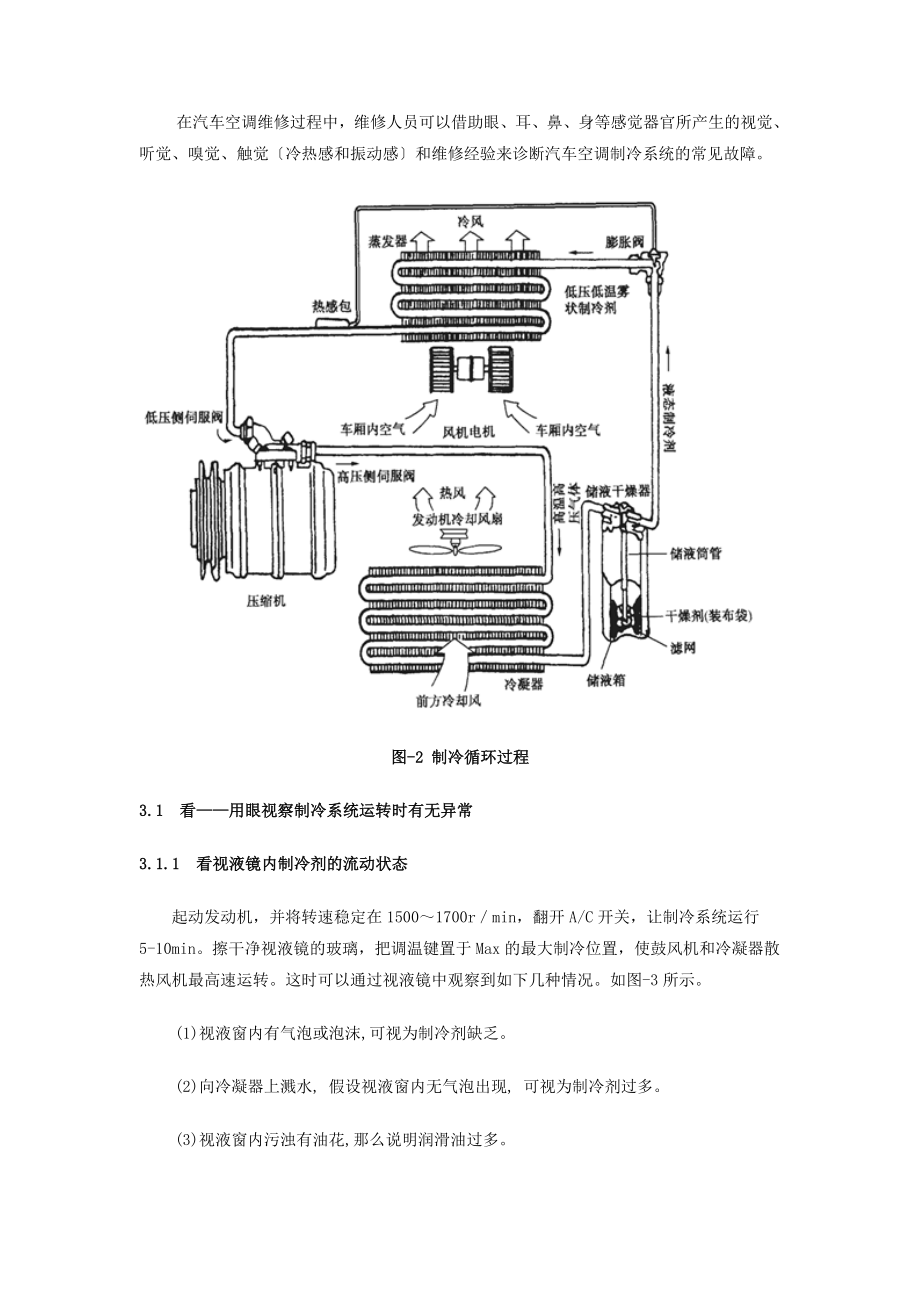 2023年汽车空调故障诊断与排除方法.doc_第2页