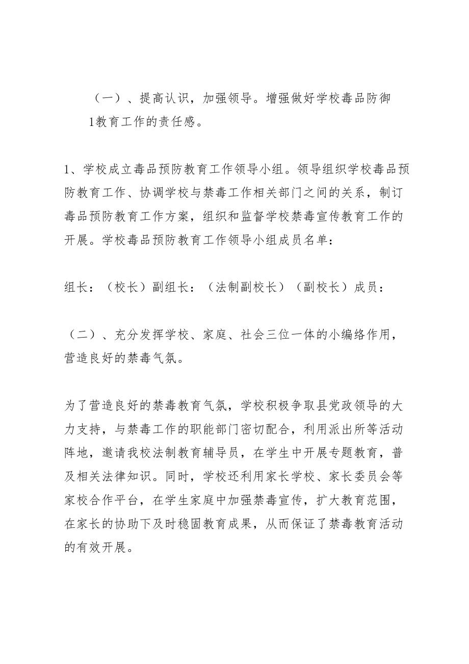 2023年毒品五个一专题活动方案.doc_第2页